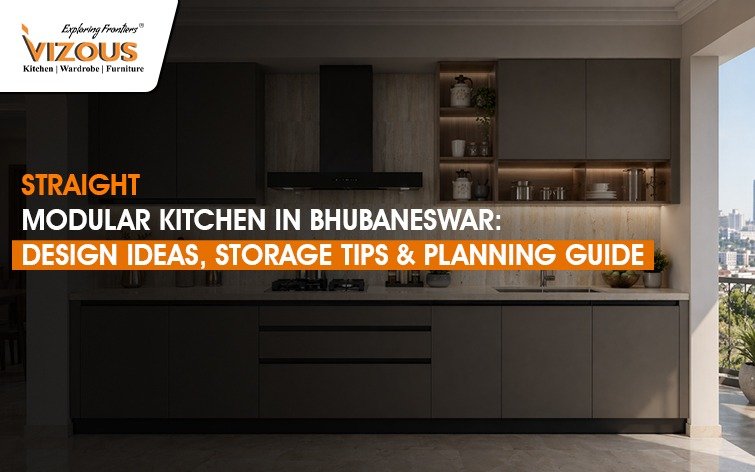 Straight Modular Kitchen in Bhubaneswar